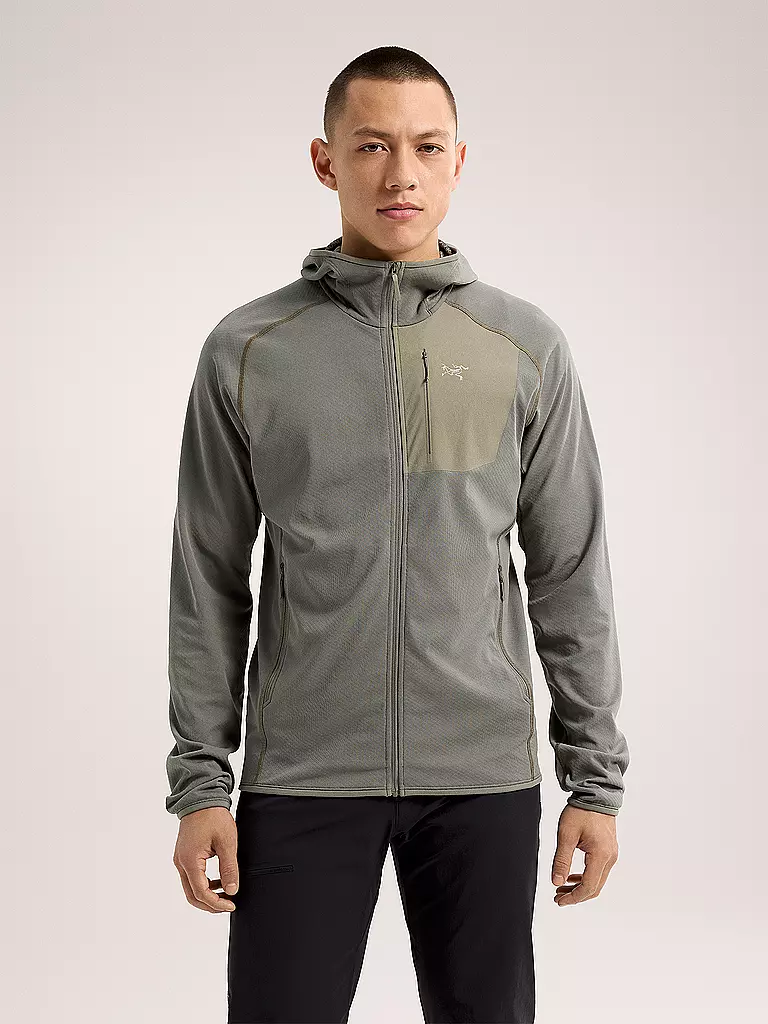ARCTERYX Herren Fleecejacke Delta Hoodie beige